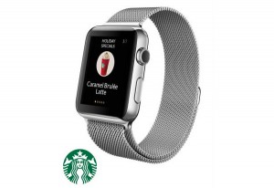 Konzept: Mit der Apple Watch bei Starbucks einen Kaffee bestellen