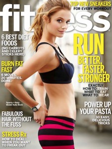 Apple Watch auf dem Cover eines populären Fitness-Magazins