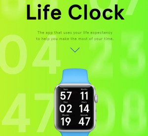 Life Clock App zeigt die noch verbleibende Lebenszeit