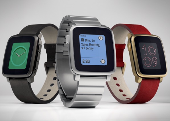 Pebble Time Steel Smartwatch