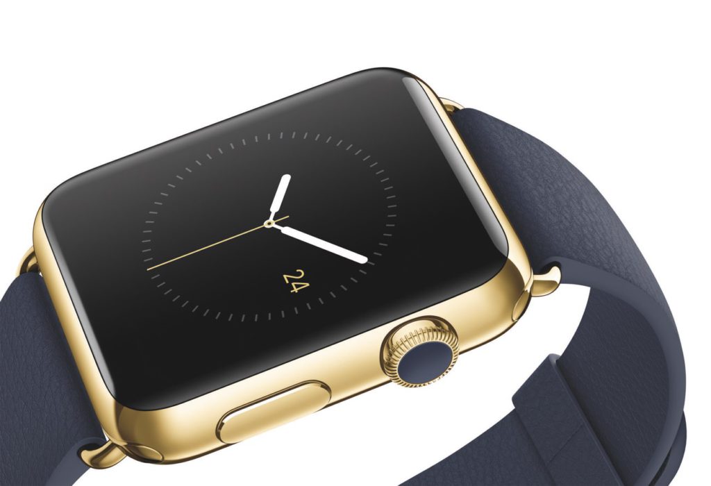 Apple Watch - Blau/Gold