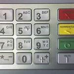 ATM pinpad in german