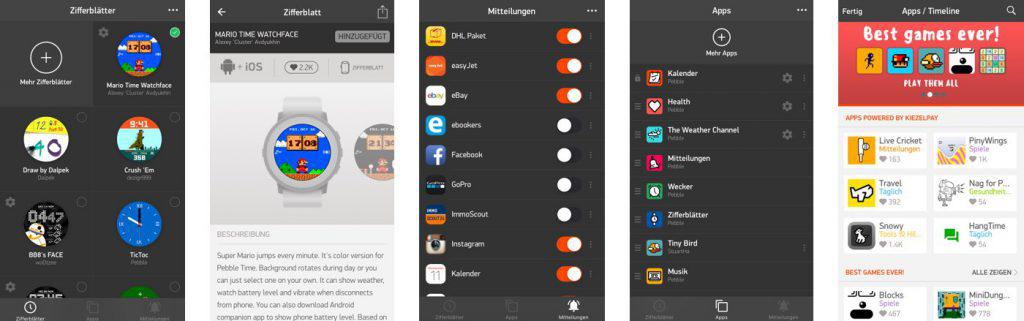 Pebble Time Round App Testbericht