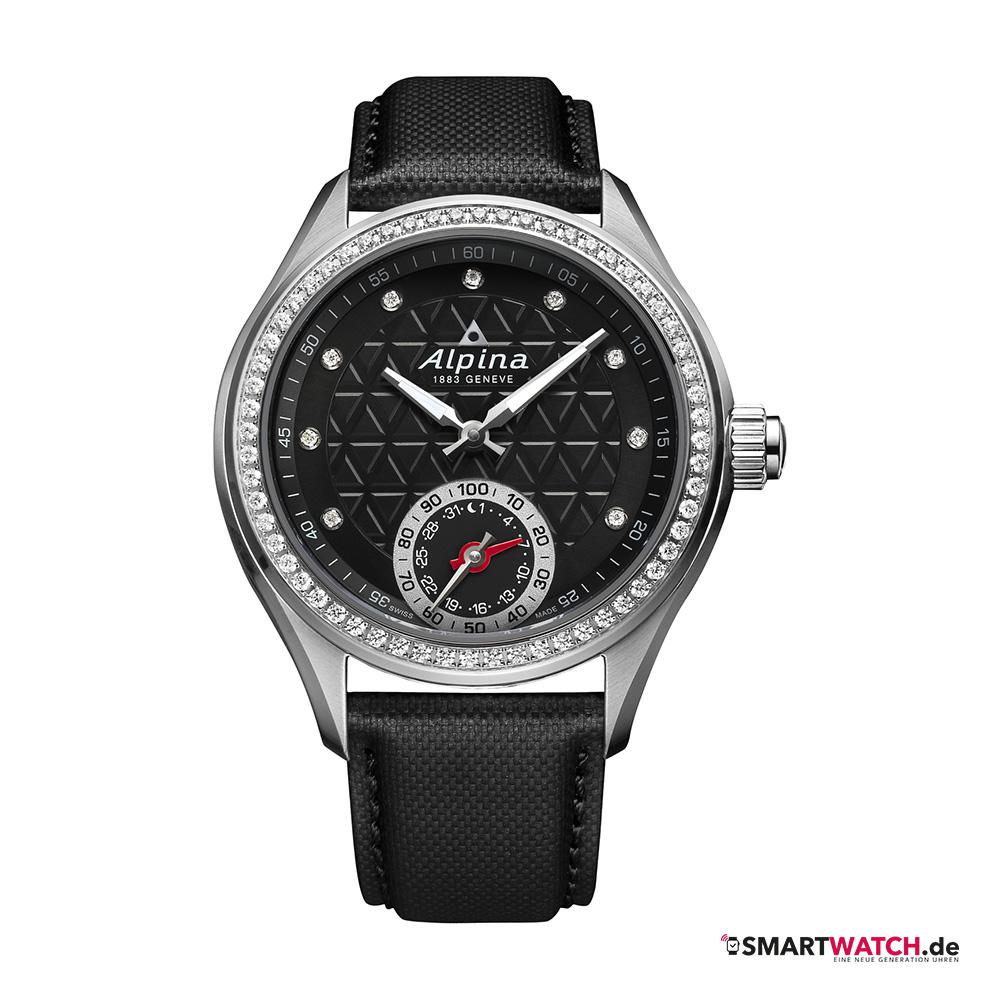 Alpina Horological Ladies - Schwarz/Diamanten