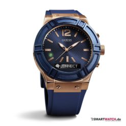 GUESS Connect - Blau/Rosegold - 45mm