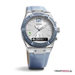 GUESS Connect - Himmblau/Silber - 41mm