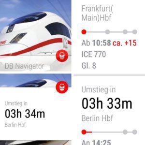 DB Navigator: App unterstützt nun auch Android Wear