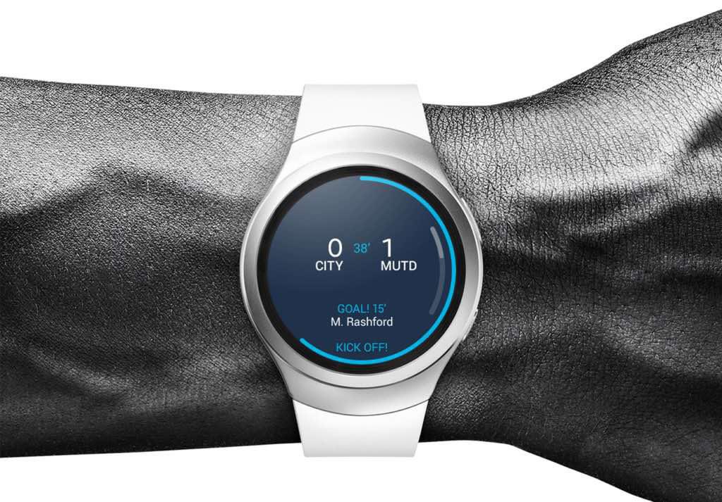 GOAL+ Fußball App für Samsung Gear S2