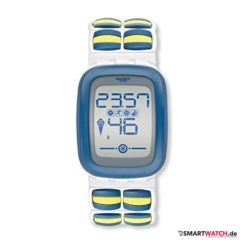 Swatch Touch Zero One Cubezero - Weiß/Blau, Größe L