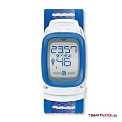 Swatch Touch Zero One Skyzero - Weiß/Blau, Größe L