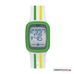 Swatch Touch Zero One Stripezero - Weiß/Grün