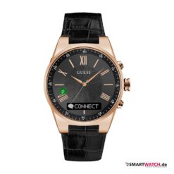 Guess Connect - Leder - Schwarz / Rosegold