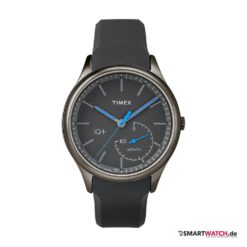 Timex IQ + Move, Silikon - Schwarz/Silber