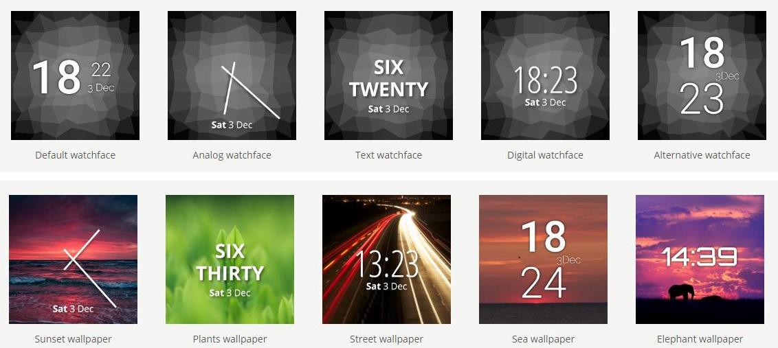 AsteroidOS Watchface Wallpaper Smartwatch Betriebssystem