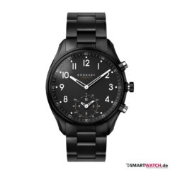 Kronaby Herren Hybrid Smartwatch, Gliederarmband - Schwarz