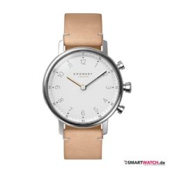 Kronaby Hybrid Smartwatch Nord, Leder - Braun/Silber