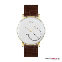 Withings Activite Steel Gold Edition - Leder - Braun/Gold