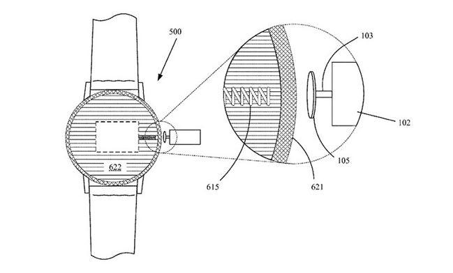 Apple Watch Patent über Krone aufladen