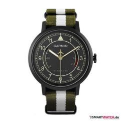 Garmin Vivomove Fashion, Textil - Grün/Weiß/Schwarz