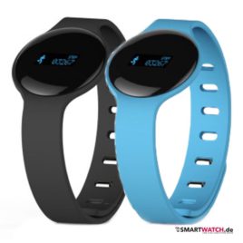 Hannspree Sportwatch Set Schwarz und Blau