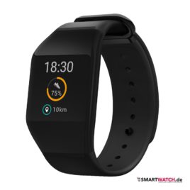 Wiko WiMate Smartband Prime, Silikon - Schwarz