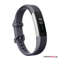 Fitbit Alta HR, Größe S - Blaugrau/Silber