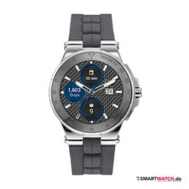 Gc Connect Smartwatch, Herren, Silikon - Grau/Silber