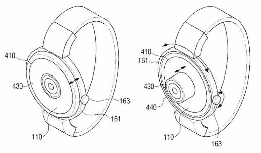 Samsung Smartwatch Patent Kamera im Display