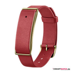 Huawei Band A1, Leder - Rot/Gold