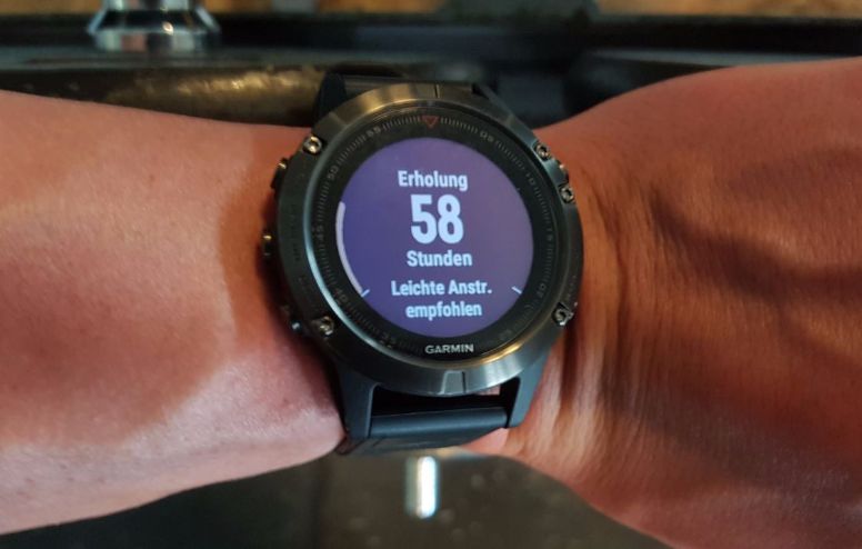 Erholung Garmin fenix 5 Fitness Uhr