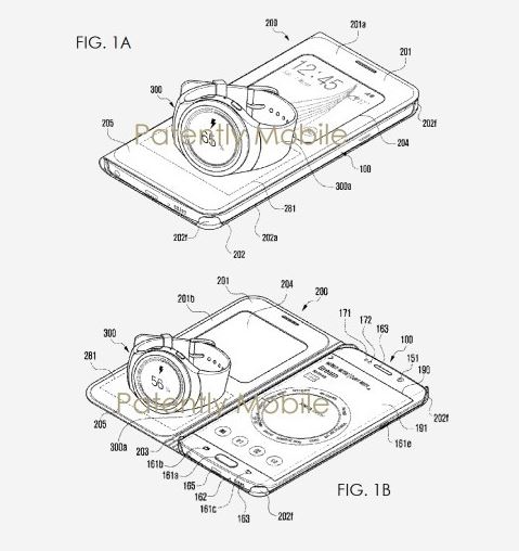 Samsung Patent kabelloses Laden der Smartwatch