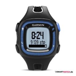 Garmin Forerunner 15 - Schwarz/Blau mit Brustgurt