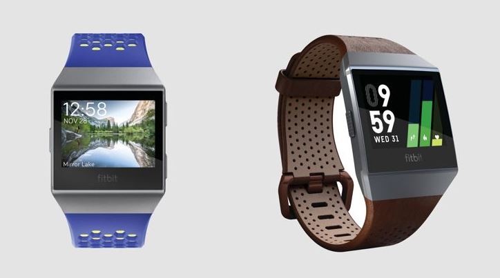 Fitbit Iconic zwei Varianten der Smartwatch