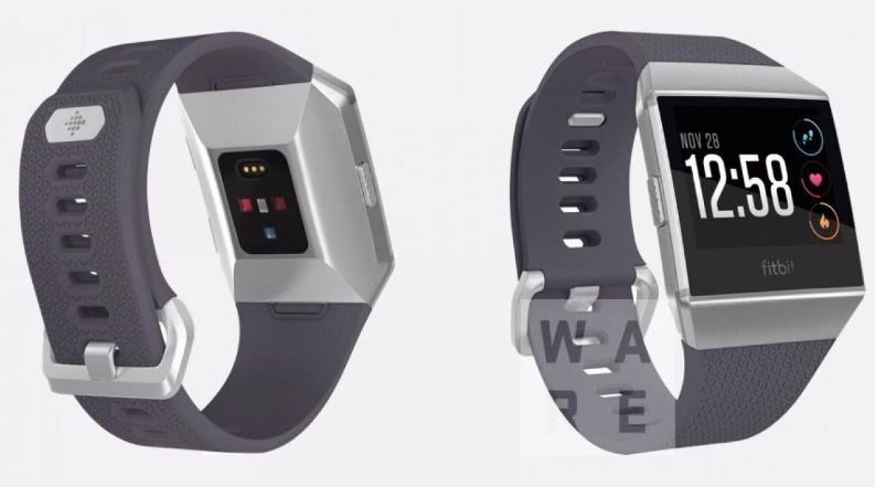 Fitbit Smartwatch Leak Fotos vorn und hinten August 2017