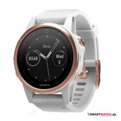 Garmin Fenix 5s, Leder - Weiß/Rosegold