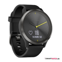 Garmin Vivomove HR, Silikon - Schwarz