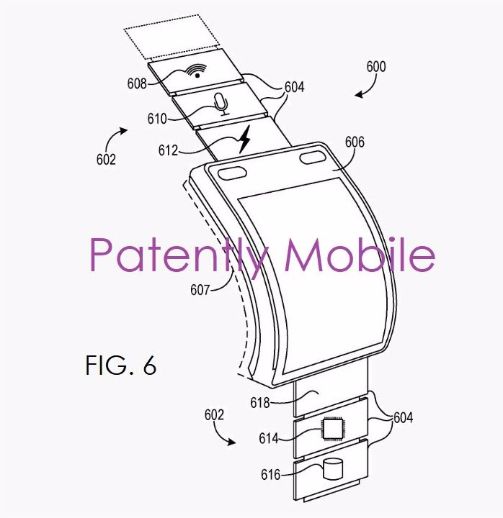 Patent Microsoft Modular Smartwatch