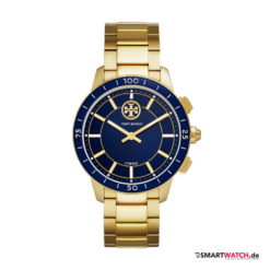 Tory Burch Collins Hybrid Smartwatch, Gliederarmband - Gold/Blau