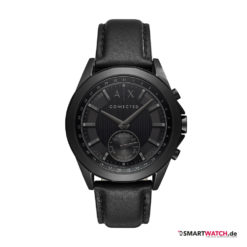 Armani Exchange Hybrid Smartwatch, Leder - Schwarz