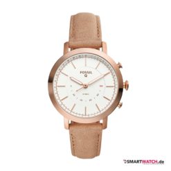 Fossil Q Neely, Leder - Beige/Rosegold