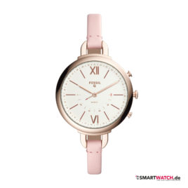 Fossil Q Annette, Leder - Rosa/Gold