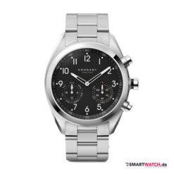 Kronaby Herren Hybrid Smartwatch,Gliederarmband - Silber/Chronograph