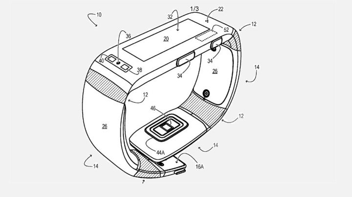 Microsoft Patent Fitness Armband