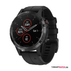 Garmin Fenix 5 Plus, Silikon - Schwarz