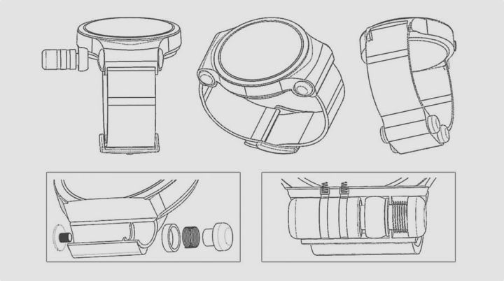 Huawei Smartwatch Bluetooth Kopfhörer Patent