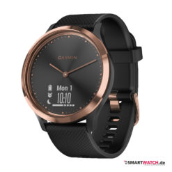 Garmin Vivomove HR, Silikon - Schwarz/Rosegold