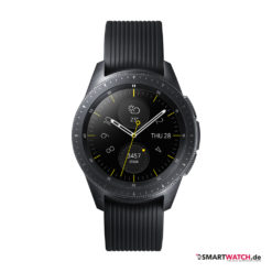 Samsung Galaxy Watch, Silikon - Schwarz (42mm) - Front