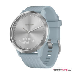 Garmin Vivomove HR, Silikon - Blau/Silber