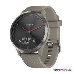 Garmin Vivomove HR, Silikon - Sandstein/Schwarz