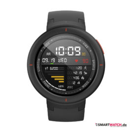 Huami Amazfit Verge - Schwarz/Rot Front